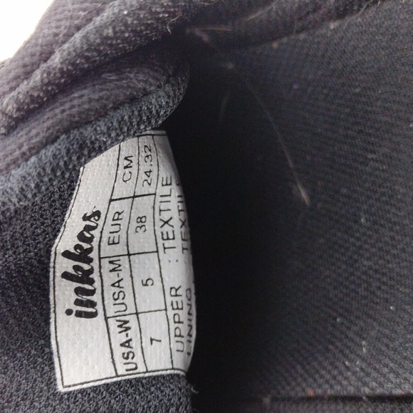 Inkkas FlexAires Black Gold Puppy  DesignCanvas Round Toe Lace Up Sneaker Shoe - Picture 11 of 16